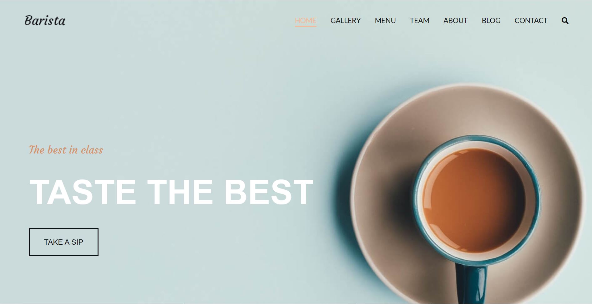 Zabra Cafe food and restaurant wordpress theme