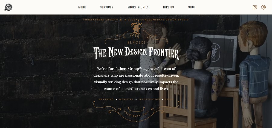 Forefathers Group website design